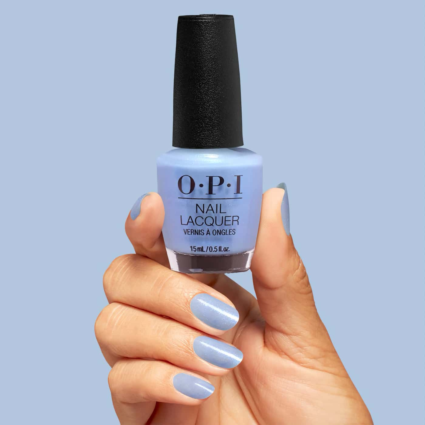 OPI Happy Play-ce - Himmelsblått skimrande nagellack för en lekfull och fräsch manikyr