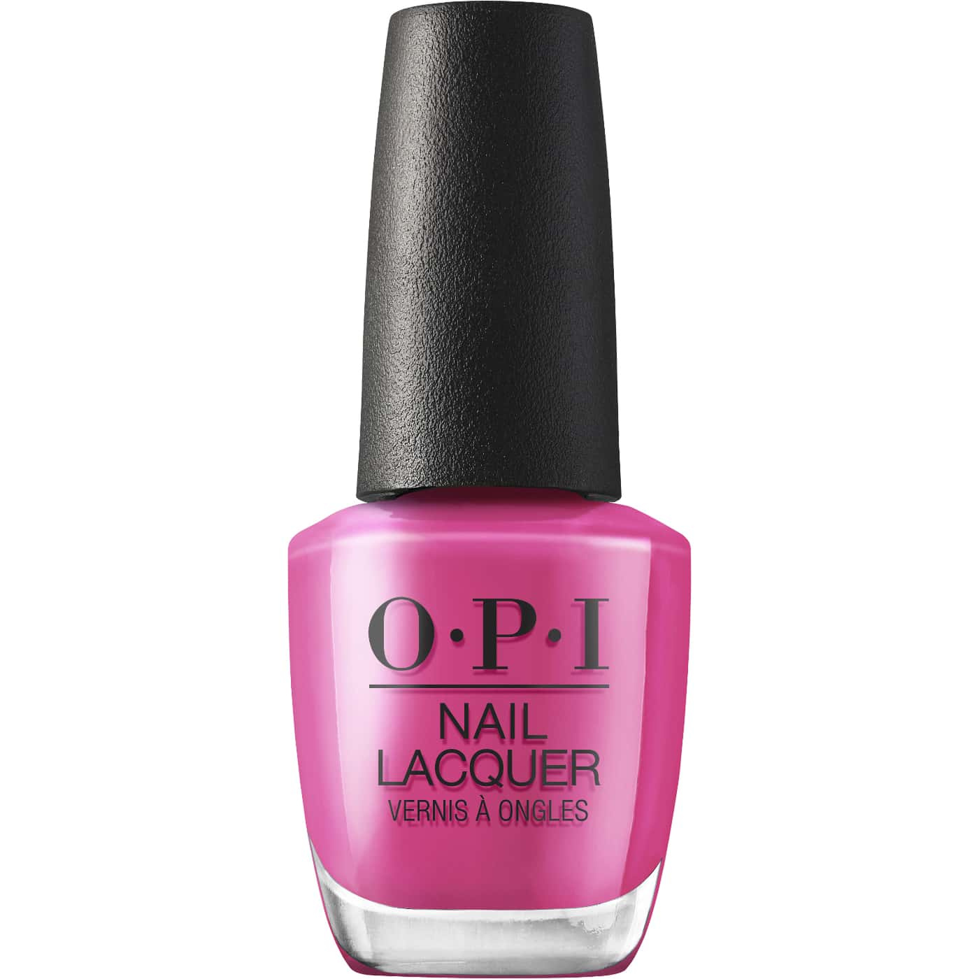 opi opicons strawberry cosmo nagellack i klar bärrosa nyans med intensiv färg och slät jämn yta i klassisk finish