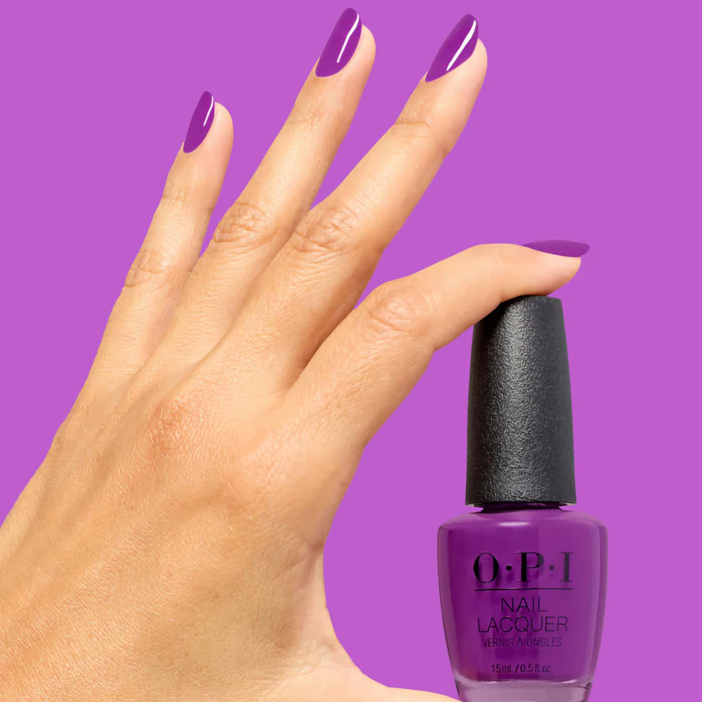 opi trip to the brite side ultra violet daze lila nagellack med intensiv violett ton och krämig glans