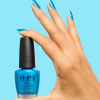 skimrande turkosblå nyans med somrig lyster opi trip to the brite side sky blue''s the limit turkosblått nagellack med skimrande finish och klar lyster